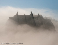 Fog on Ottawa River / Parliament hill